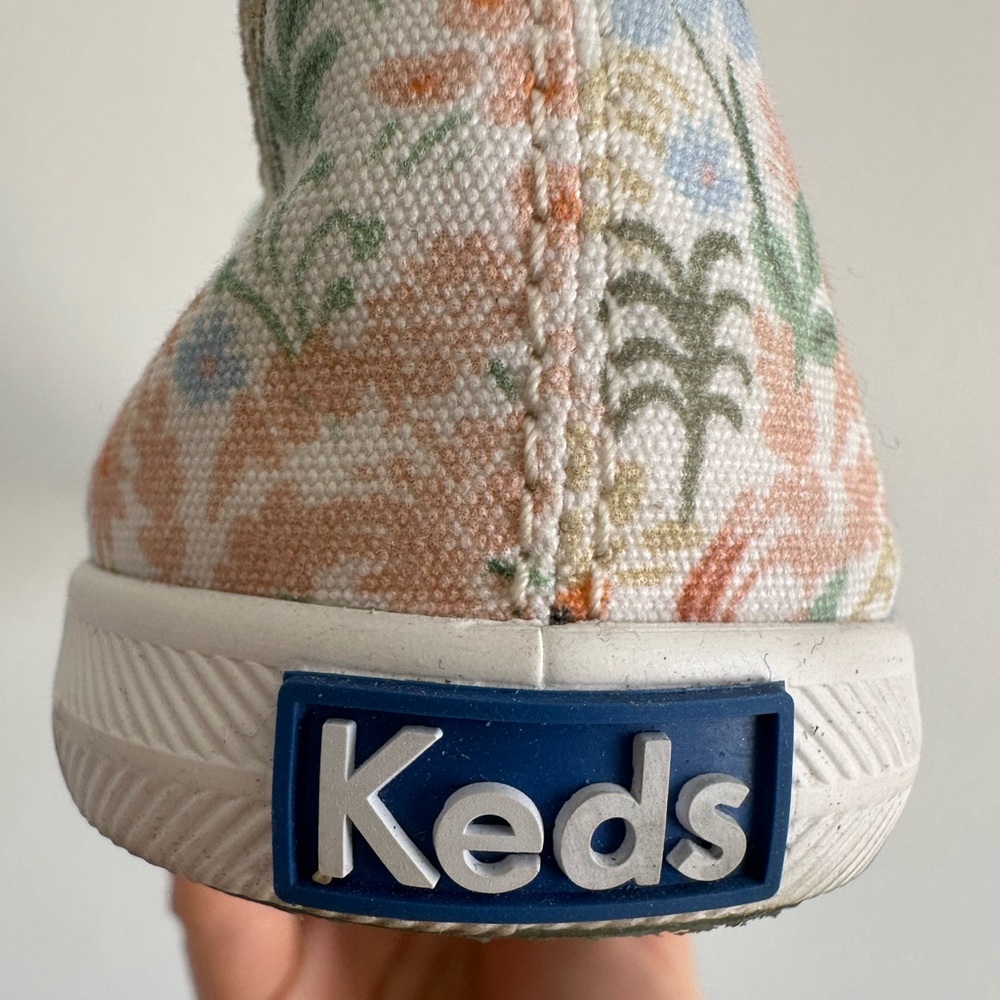 RIFLE PAPER CO. & KEDS Multi-Colour Floral Slip-On Sneakers Size 6